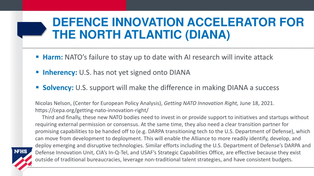 defence innovation accelerator for the north
