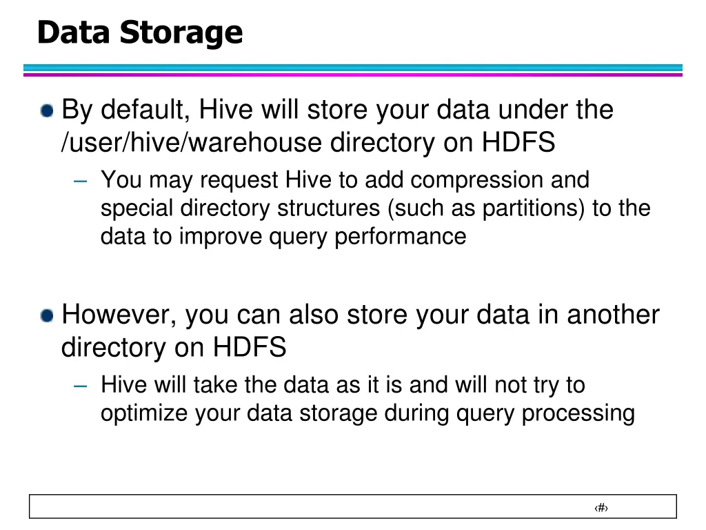 data storage
