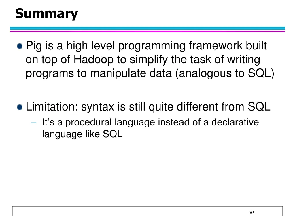 summary