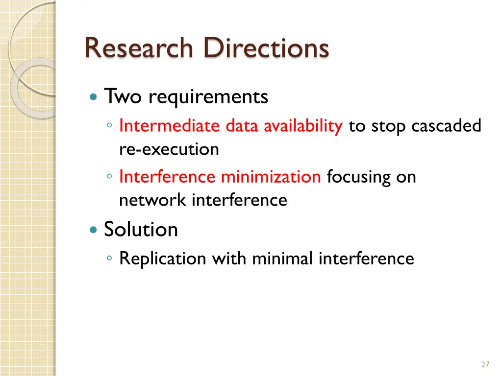 research directions