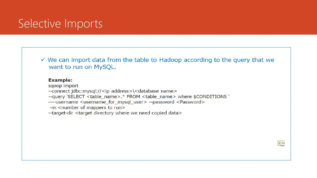 selective imports