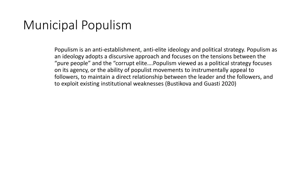 municipal populism 1