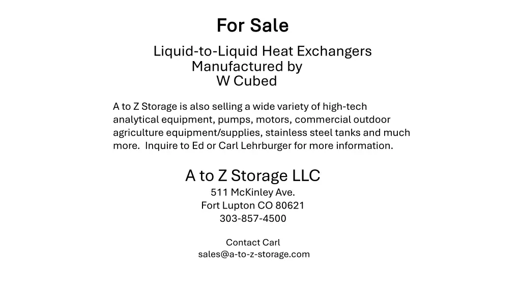 for sale for sale