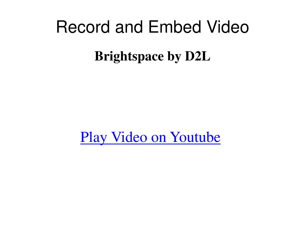 record and embed video 1
