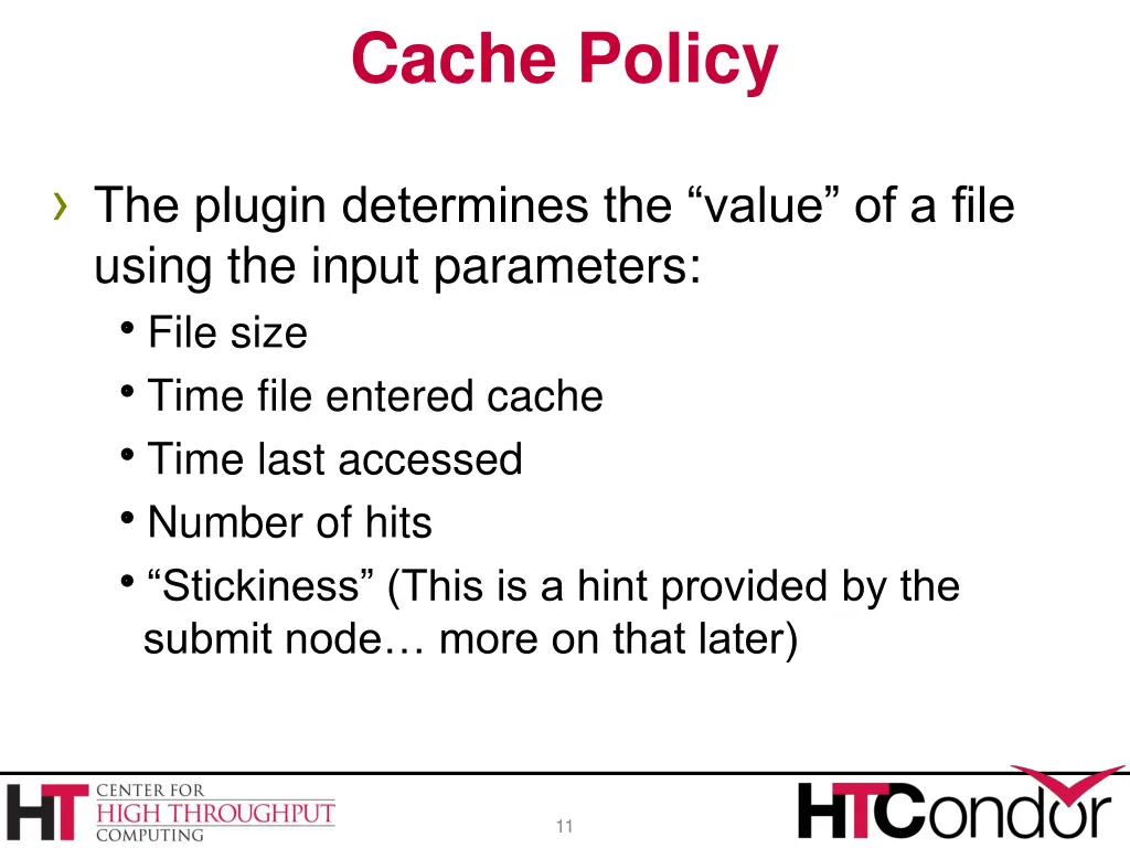 cache policy 3
