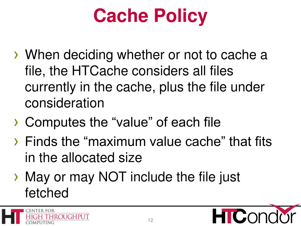 cache policy 4