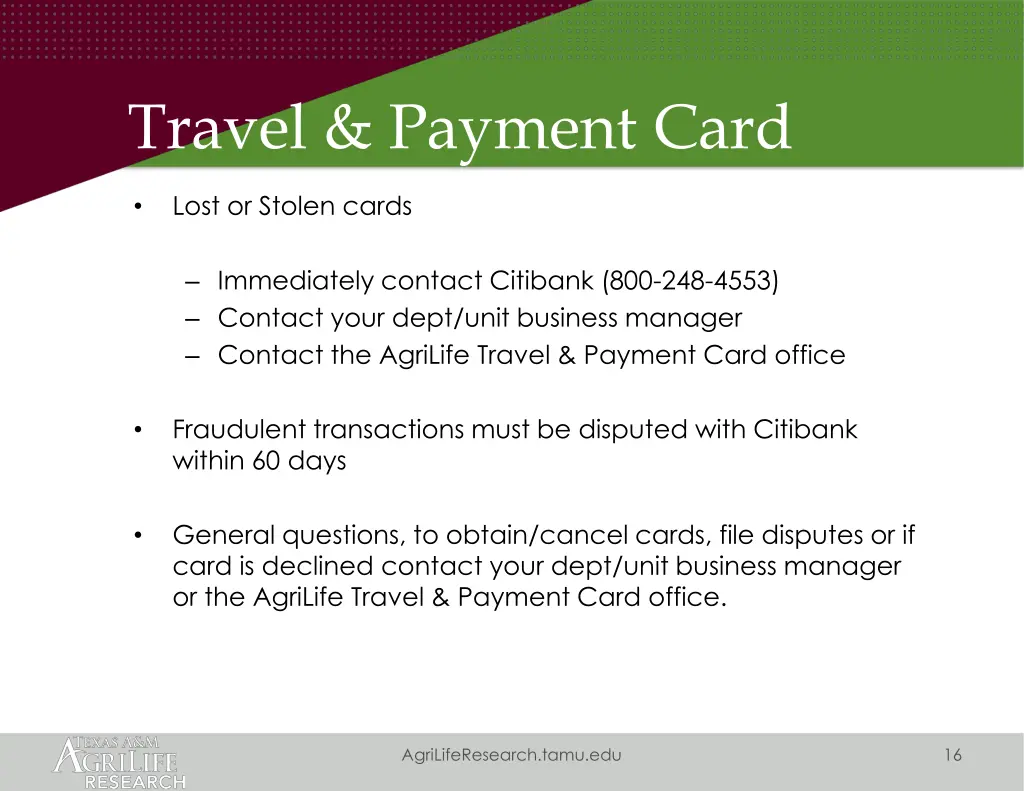 travel payment card
