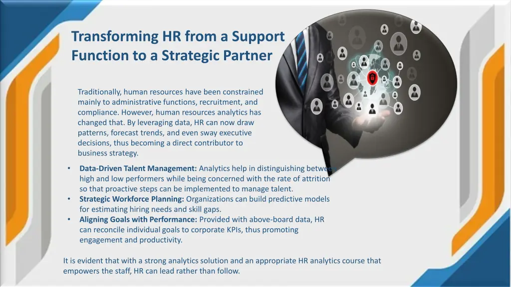 transforming hr from a support function