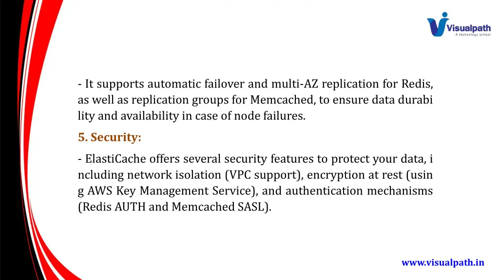 it supports automatic failover and multi