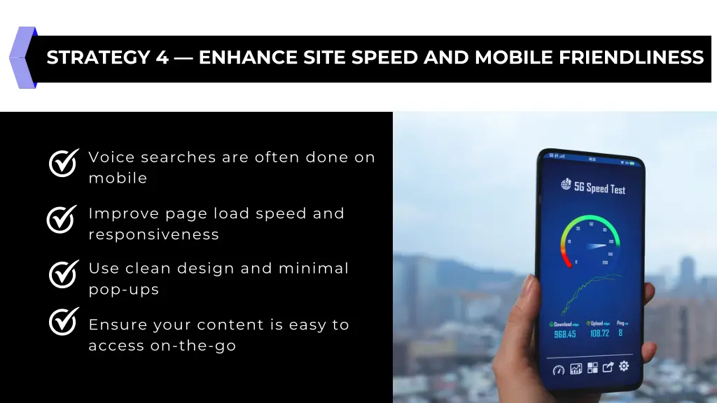 strategy 4 enhance site speed and mobile
