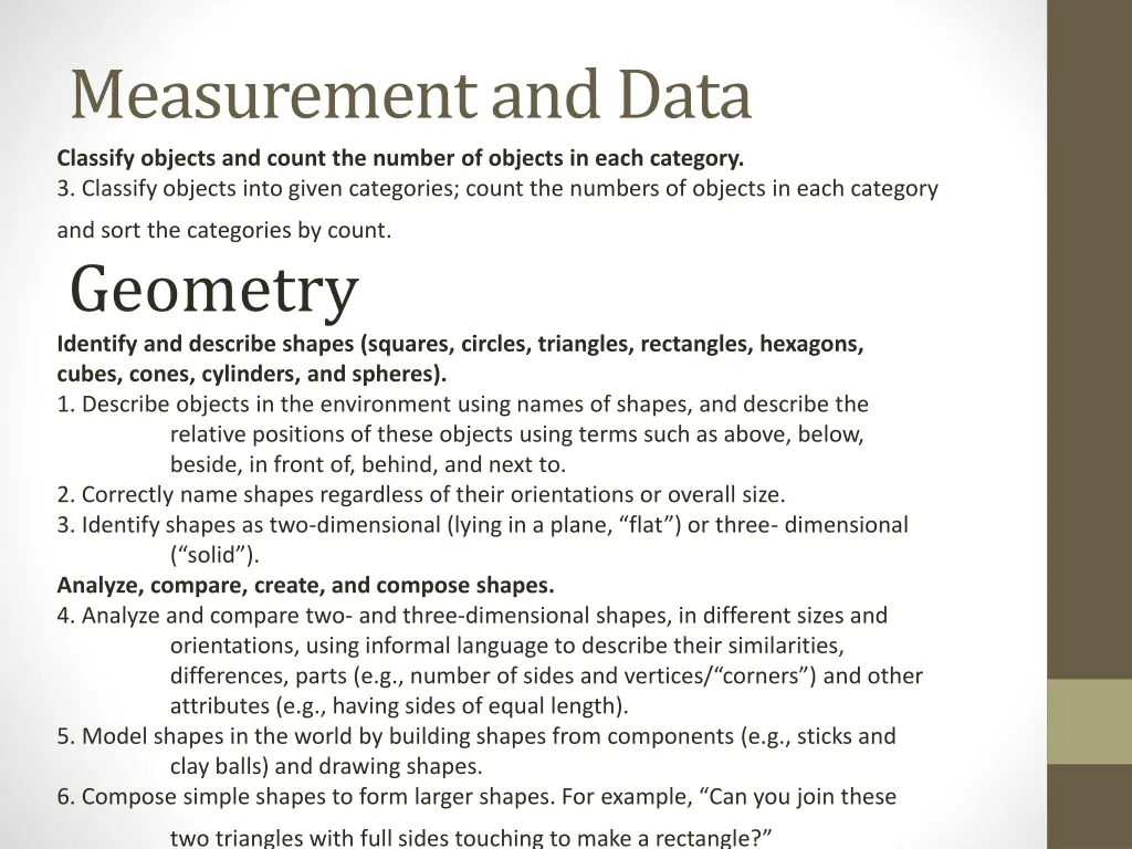 measurement and data