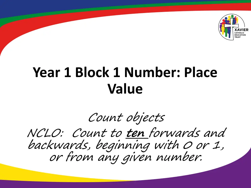 year 1 block 1 number place value 1
