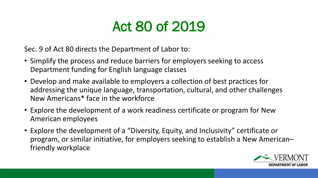 act 80 of 2019 act 80 of 2019