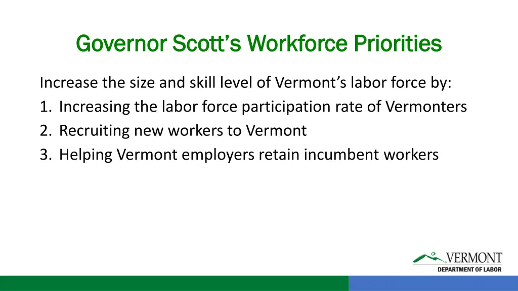 governor scott s workforce priorities governor