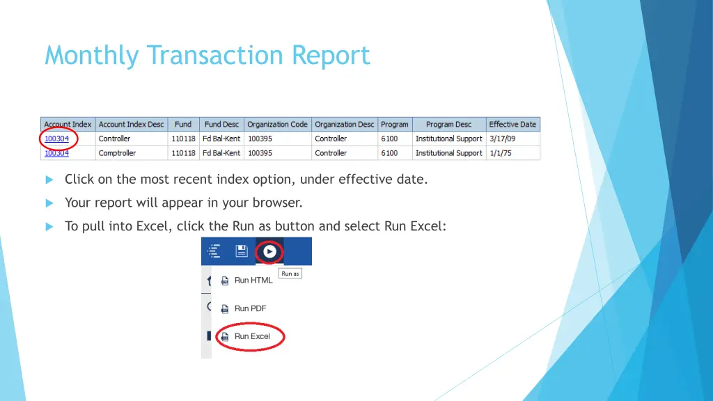 monthly transaction report 2