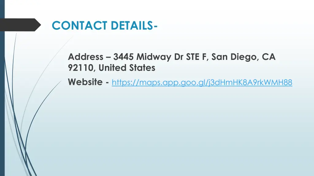 contact details