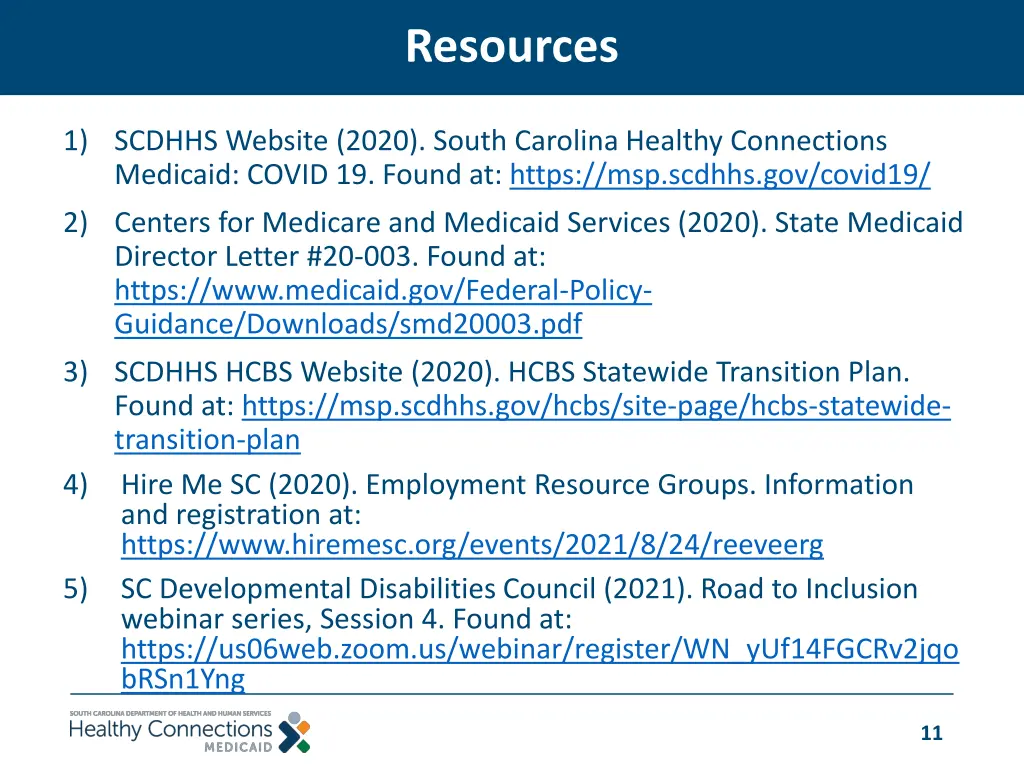 resources