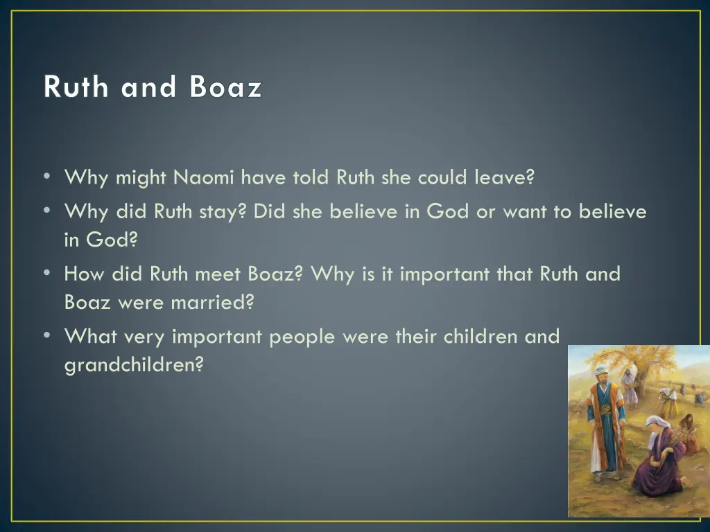 ruth and boaz