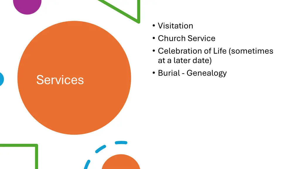 visitation church service celebration of life