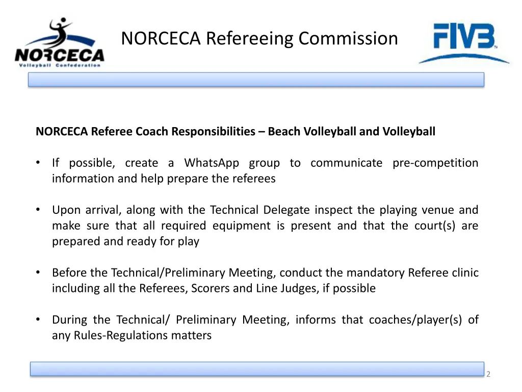 norceca refereeing commission 1