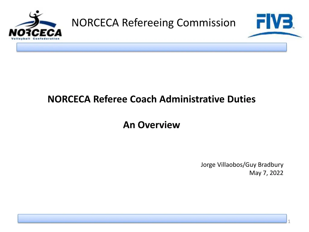 norceca refereeing commission