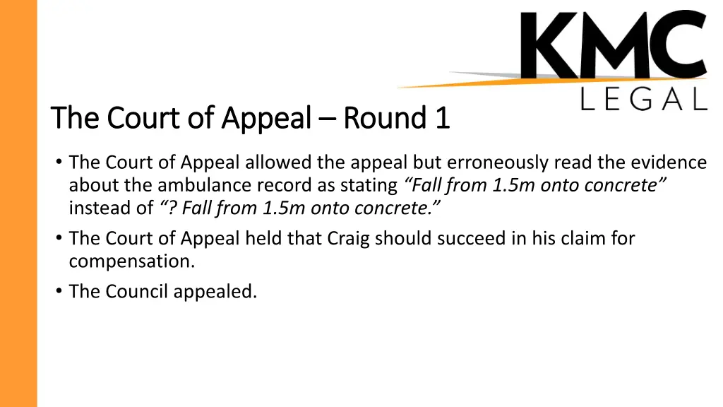 the court of appeal the court of appeal round 1