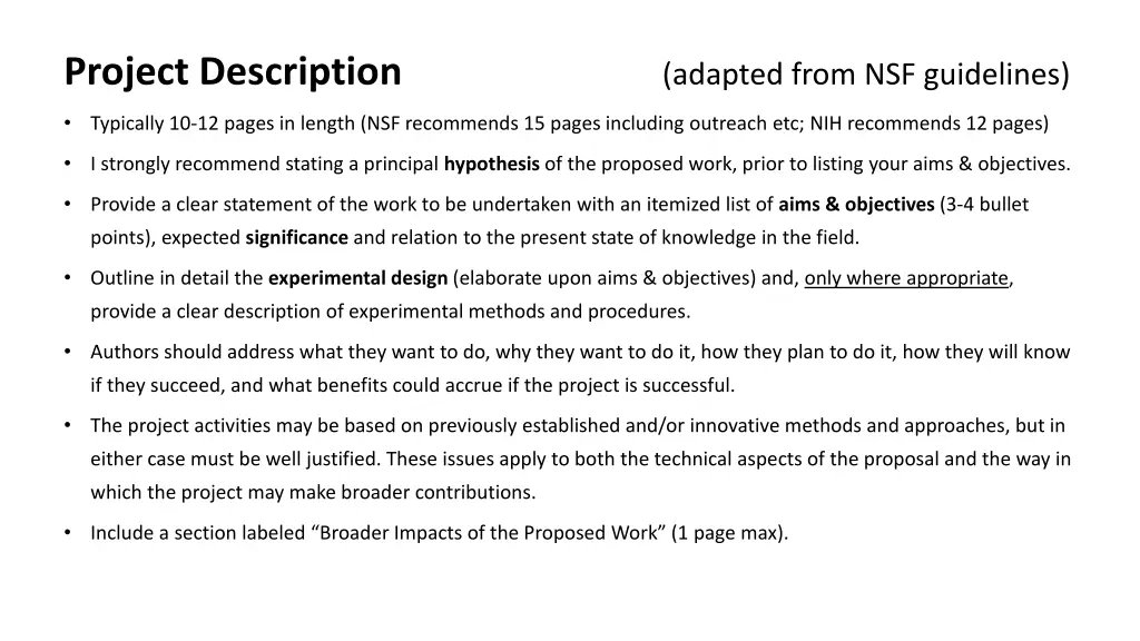 project description