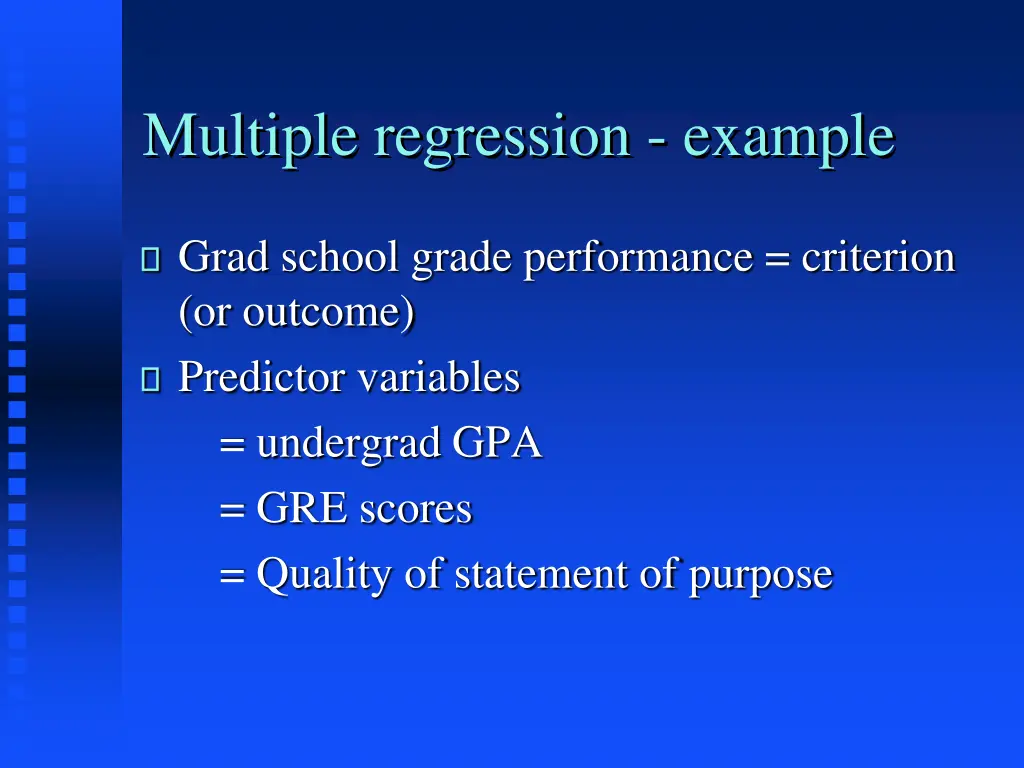 multiple regression example