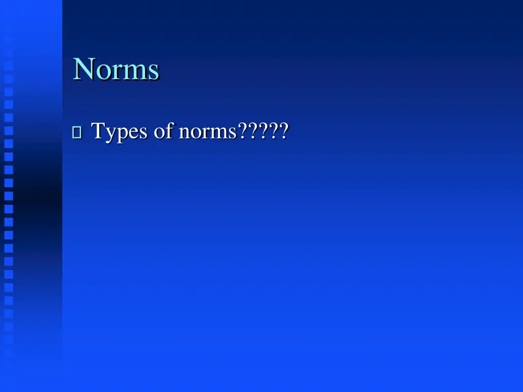 norms