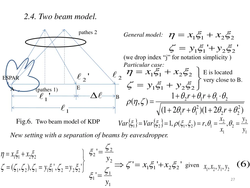 2 4 two beam model
