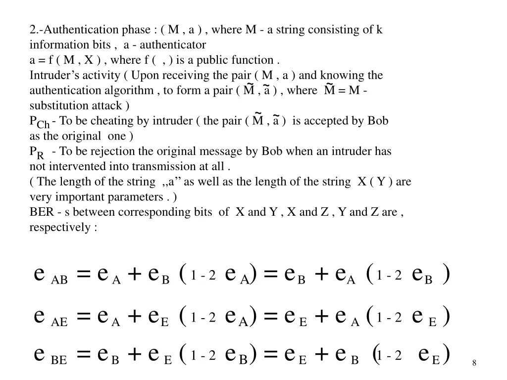 2 authentication phase m a where m a string
