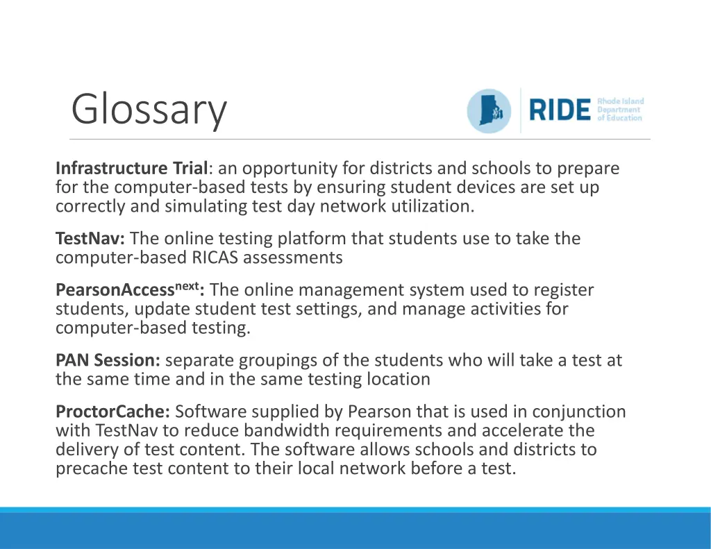 glossary
