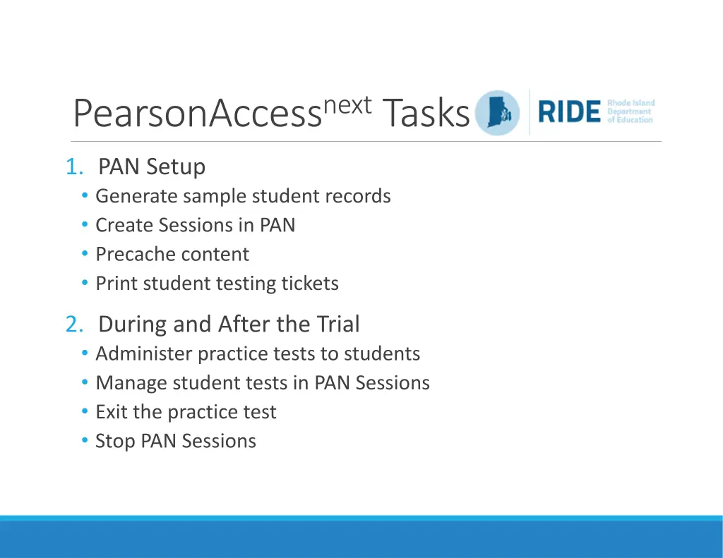 pearsonaccess next tasks