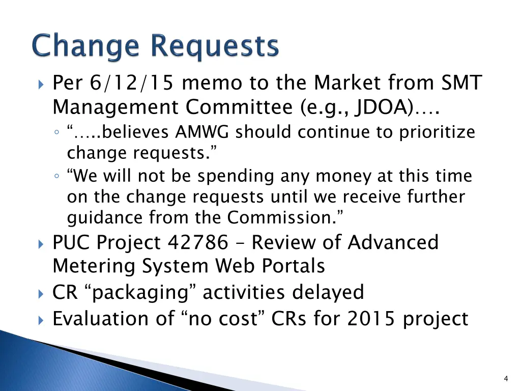 per 6 12 15 memo to the market from