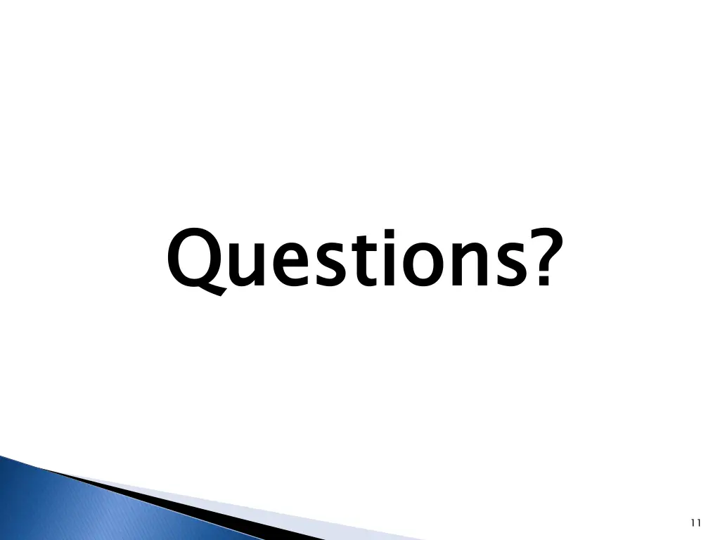questions