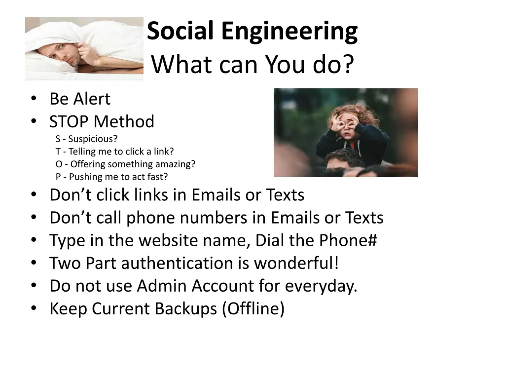 social engineering what can you do