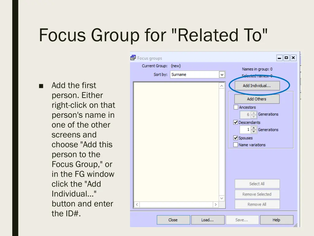 focus group for related to 2