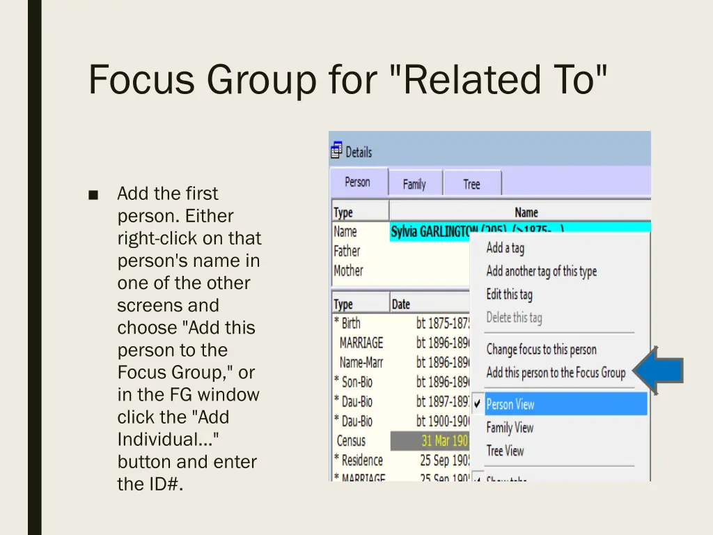 focus group for related to 3