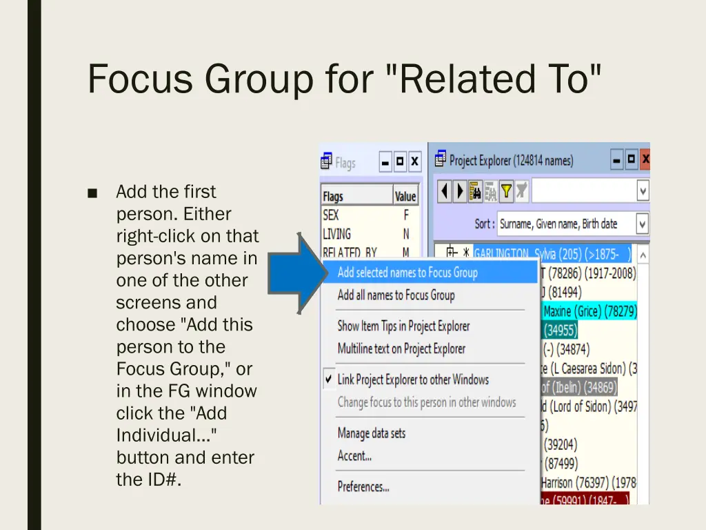 focus group for related to 4
