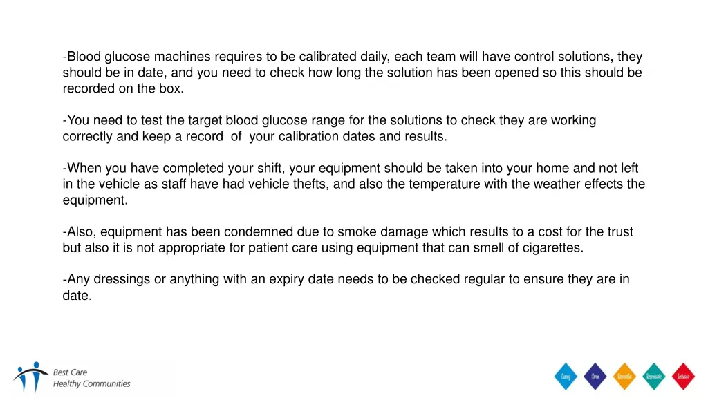 blood glucose machines requires to be calibrated