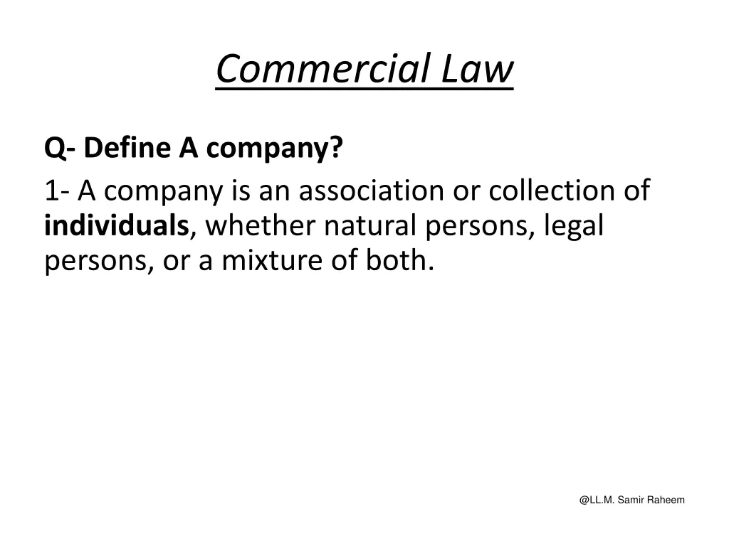 commercial law 3