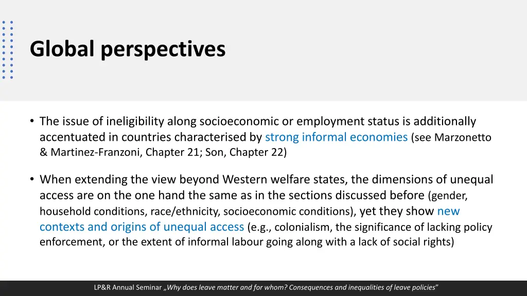 global perspectives