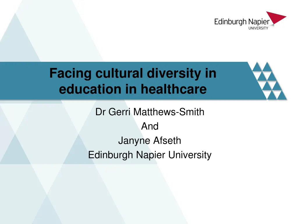 facing cultural diversity in education