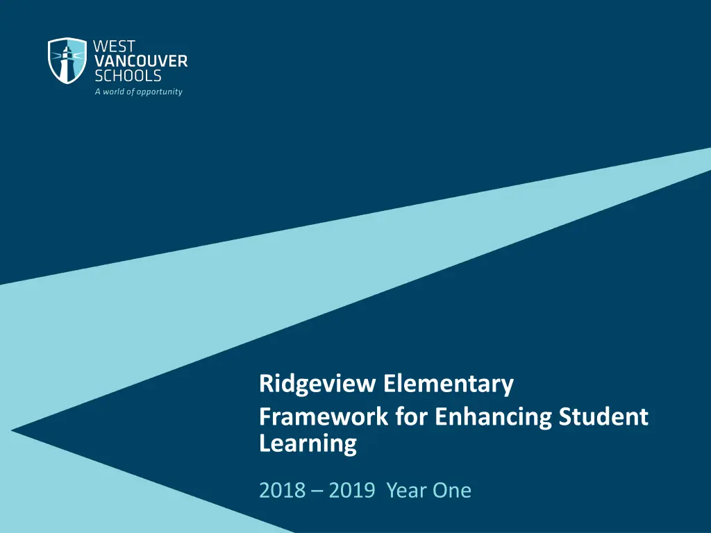 ridgeview elementary framework for enhancing