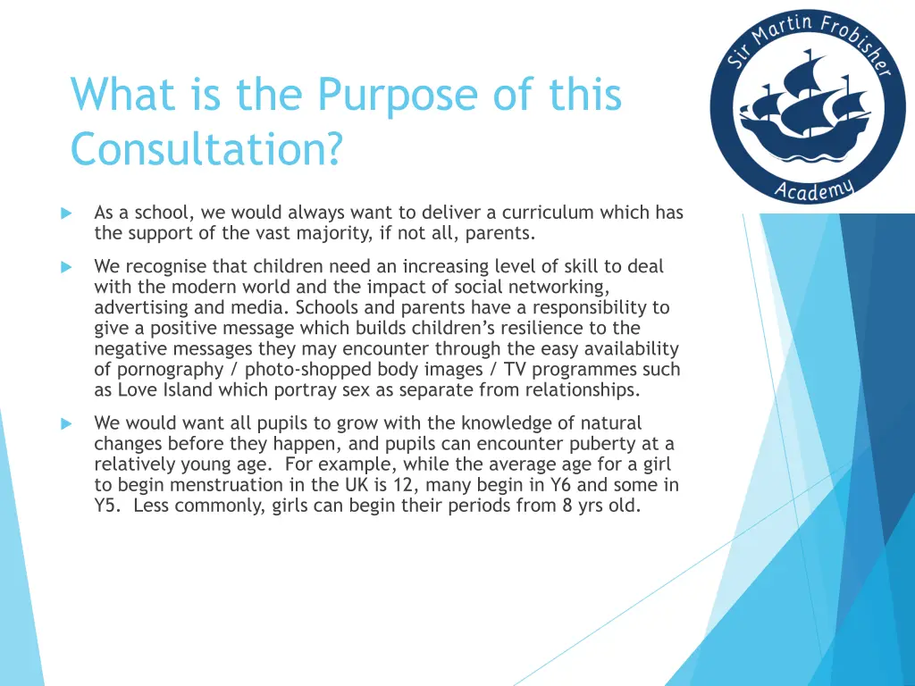 what is the purpose of this consultation