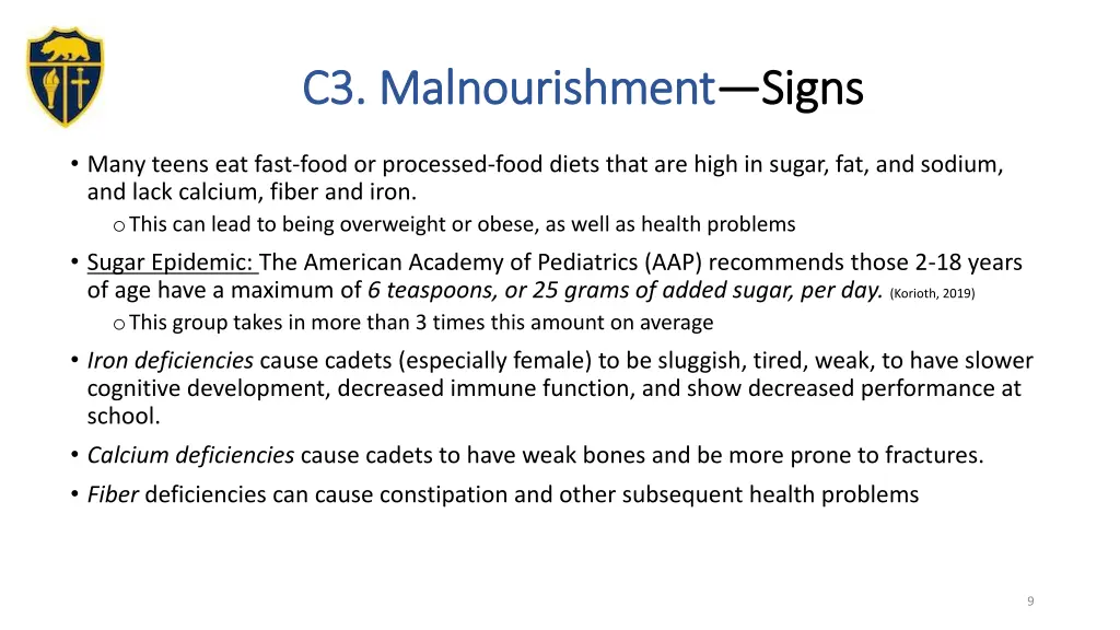 c3 malnourishment c3 malnourishment
