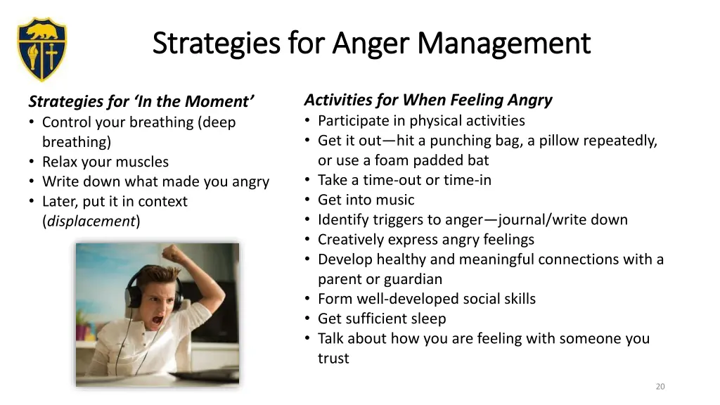 strategies for anger management strategies