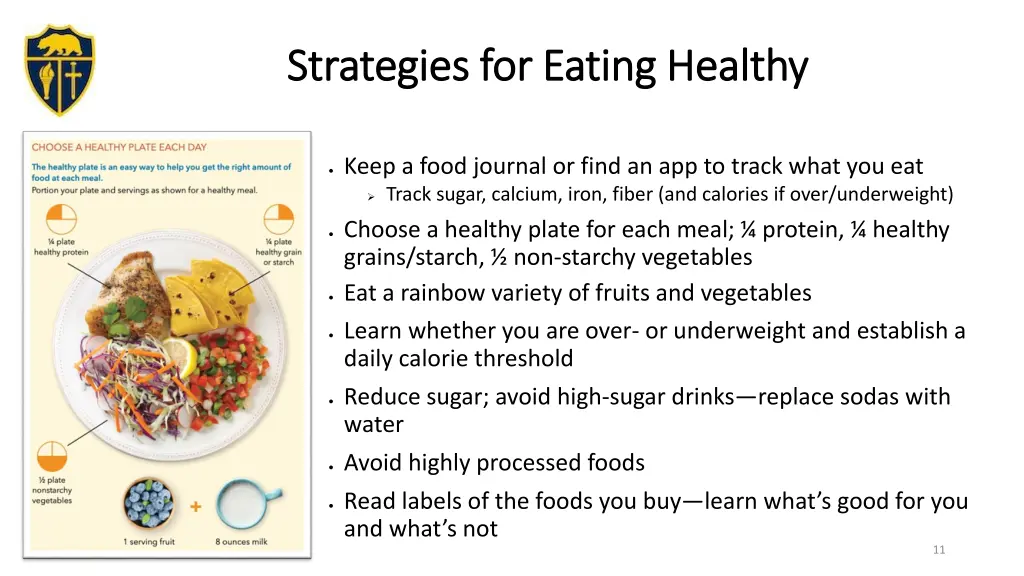 strategies for eating healthy strategies