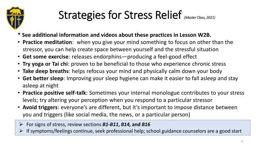 strategies for stress relief strategies