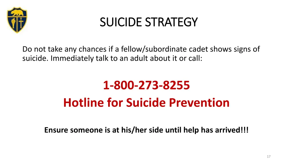 suicide strategy suicide strategy